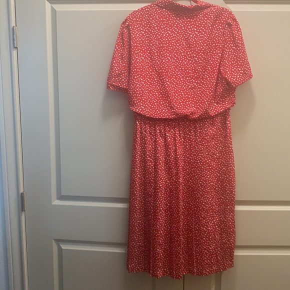 Vintage Polka Dot Dress Size 16 - Picture 9 of 13